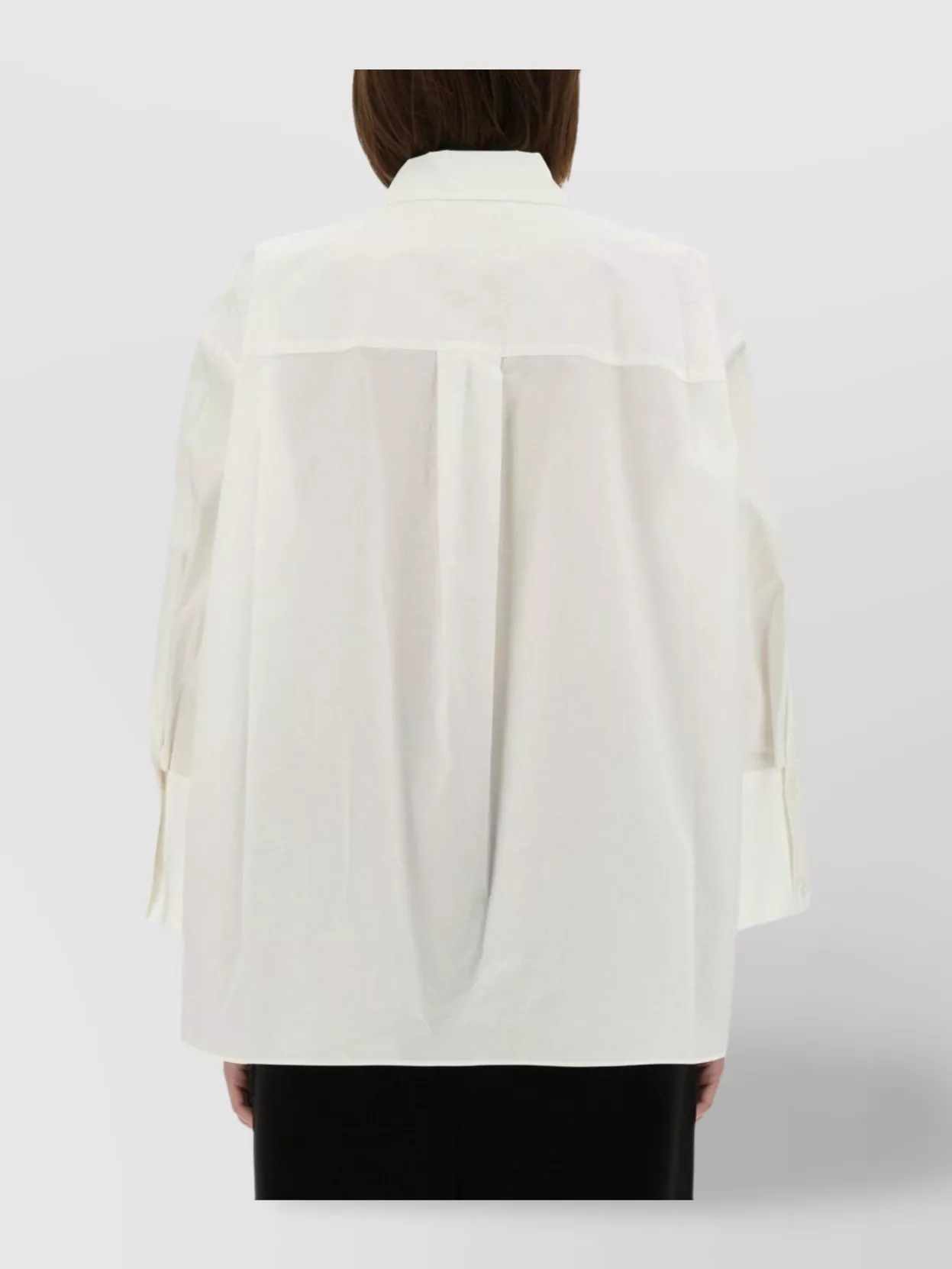 Michael Kors Oversize Collared Neck Long Sleeves Chest Pocket