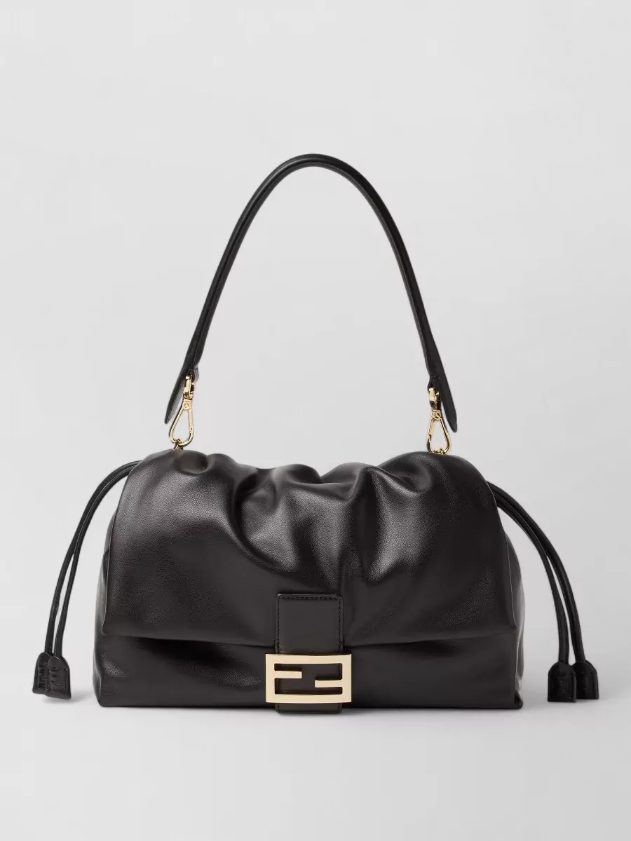 Fendi baguette large leather shoulder bag