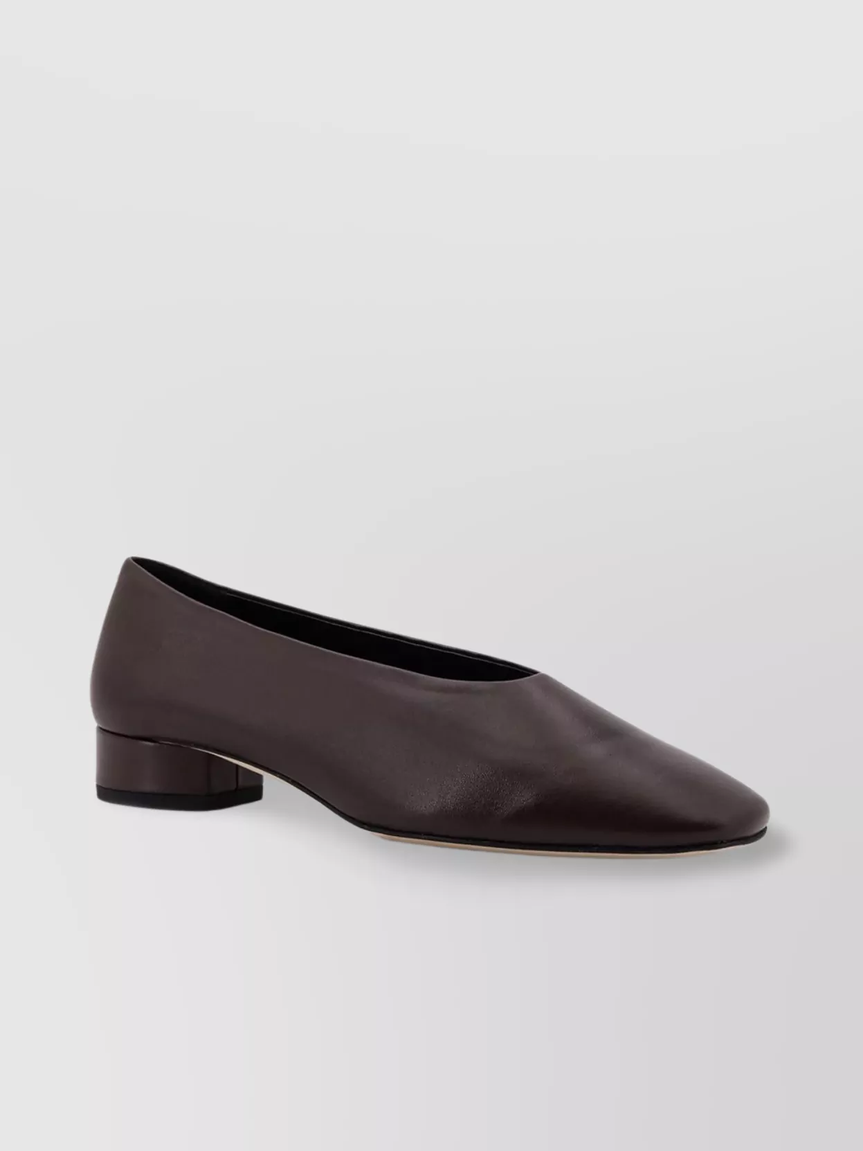 Aeyde Delia Ballerinas Leather Covered Heel