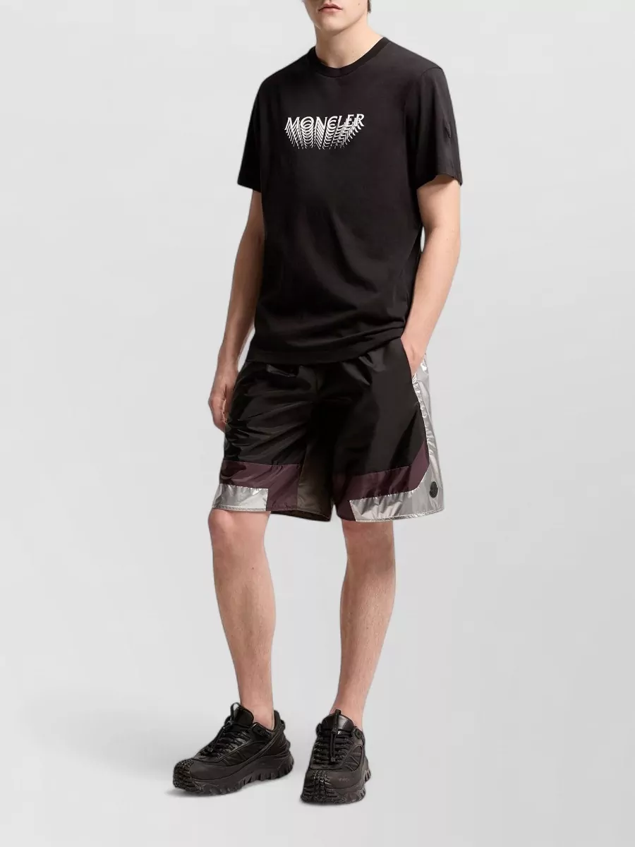 Moncler Logo Crew Neck T-Shirt Short Sleeves