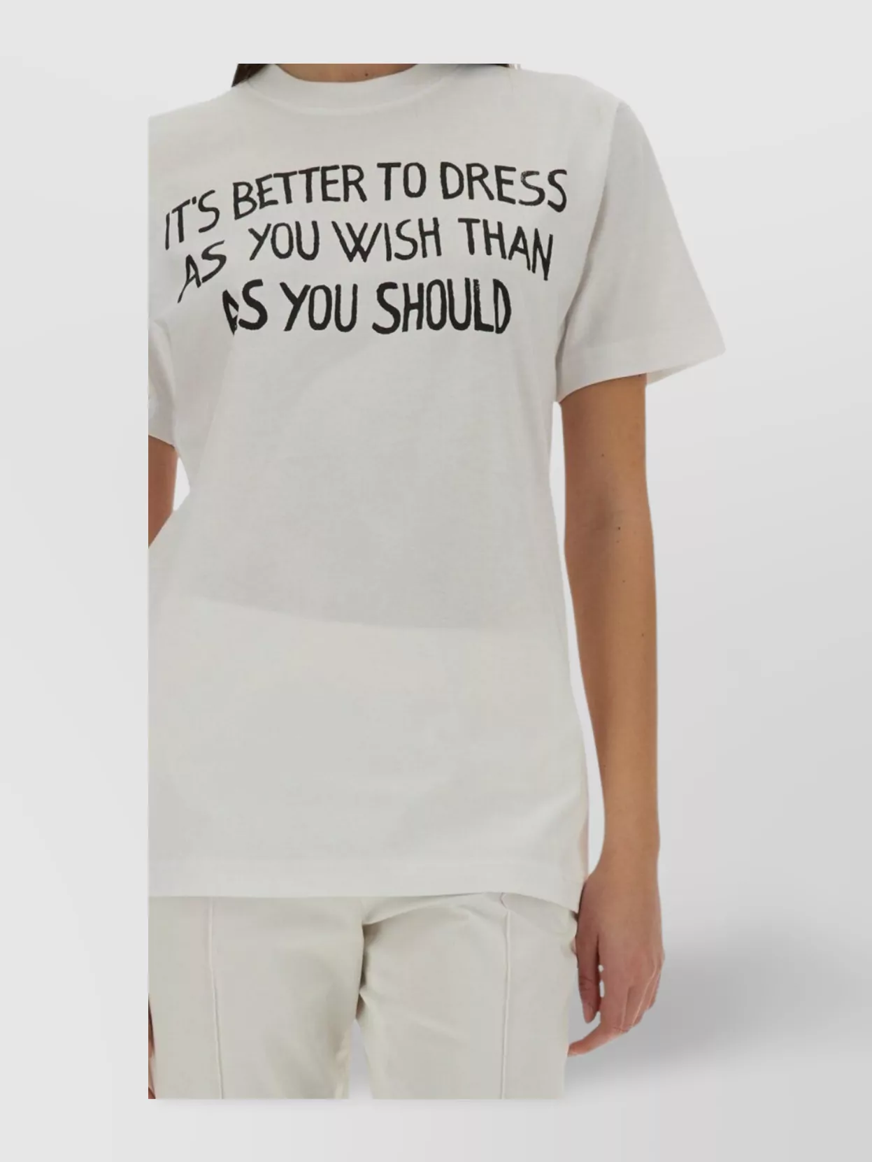 Moschino T-shirt With Lettering Print