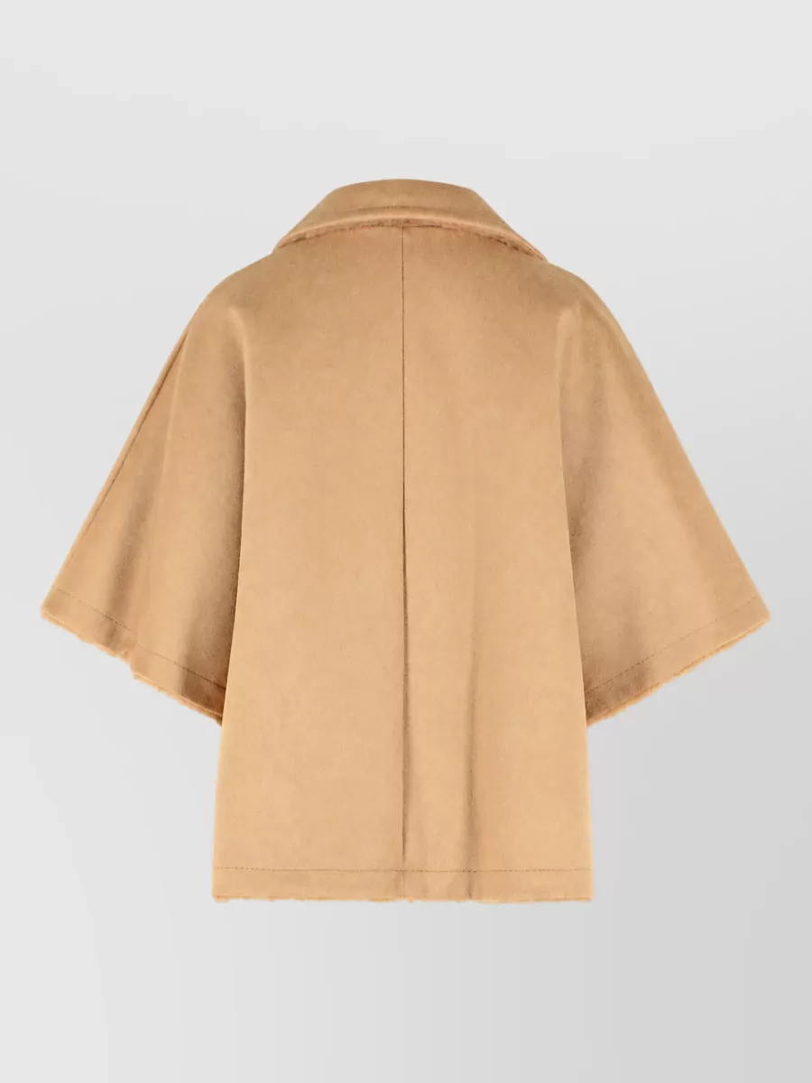 Max Mara Reversible Hooded Camel Hair Jacket