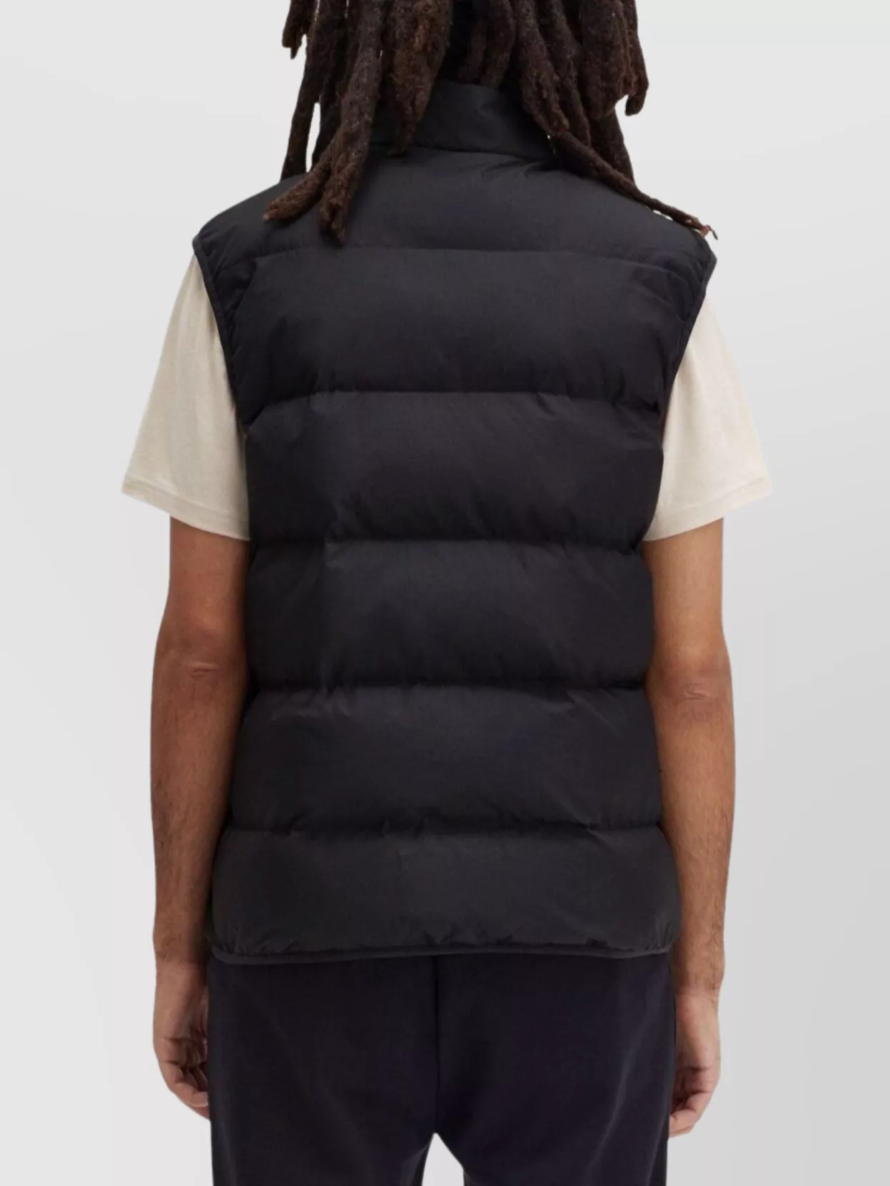 Fred Perry High Neck Sleeveless Padded T-Shirt