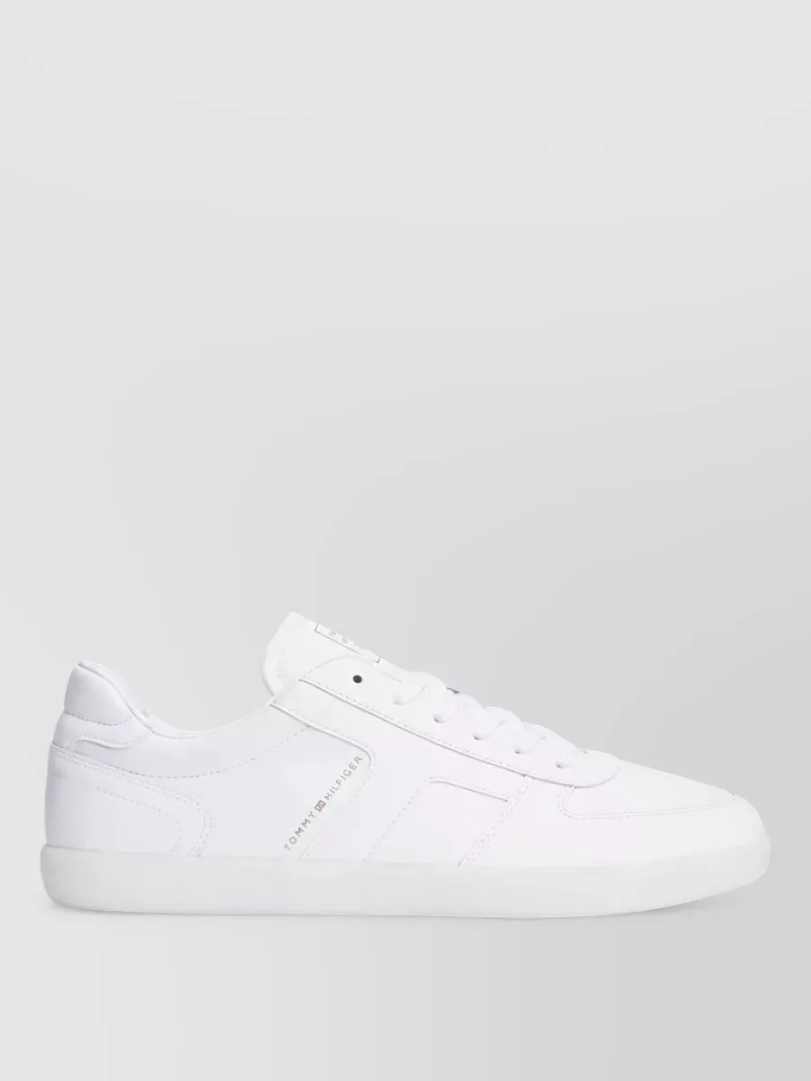 Tommy Hilfiger Leather Low-Top Lace-Up Sneakers