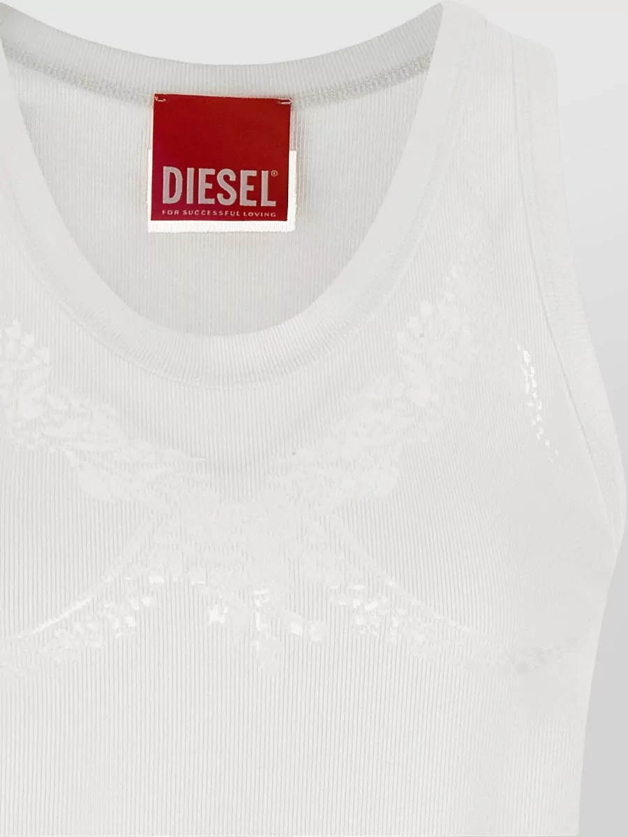 Diesel Ribbed Stretch Tank Top