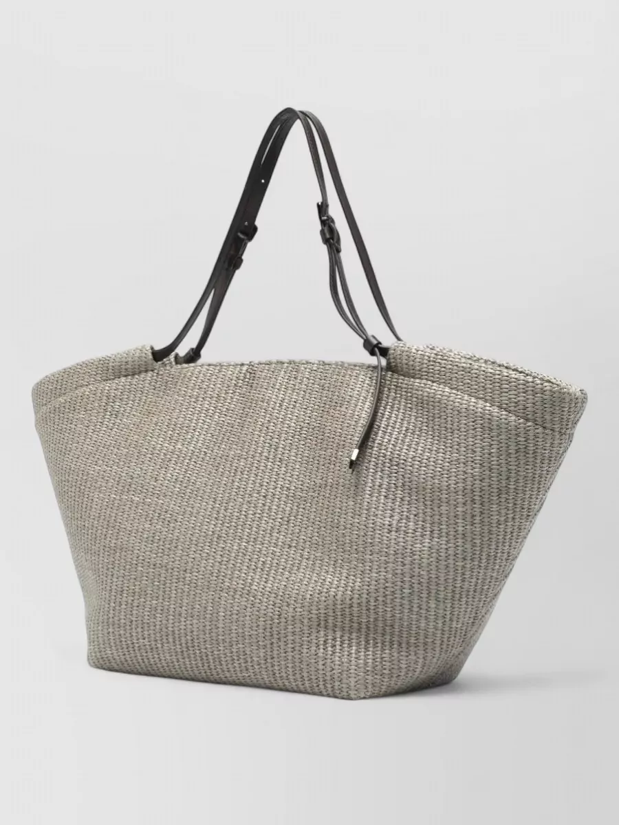 Brunello Cucinelli Globe Cotton Shoulder Bag