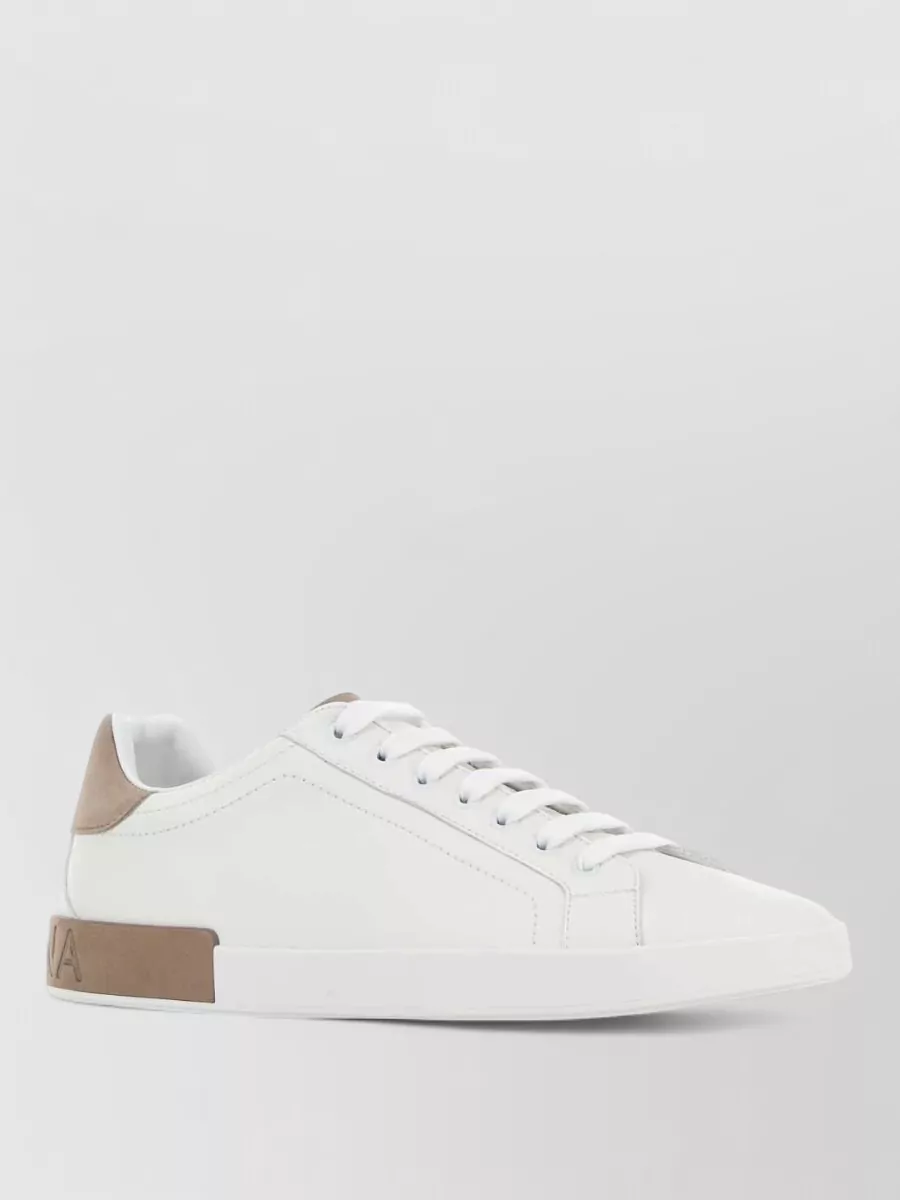 Dolce&Gabbana leather low-top sneakers