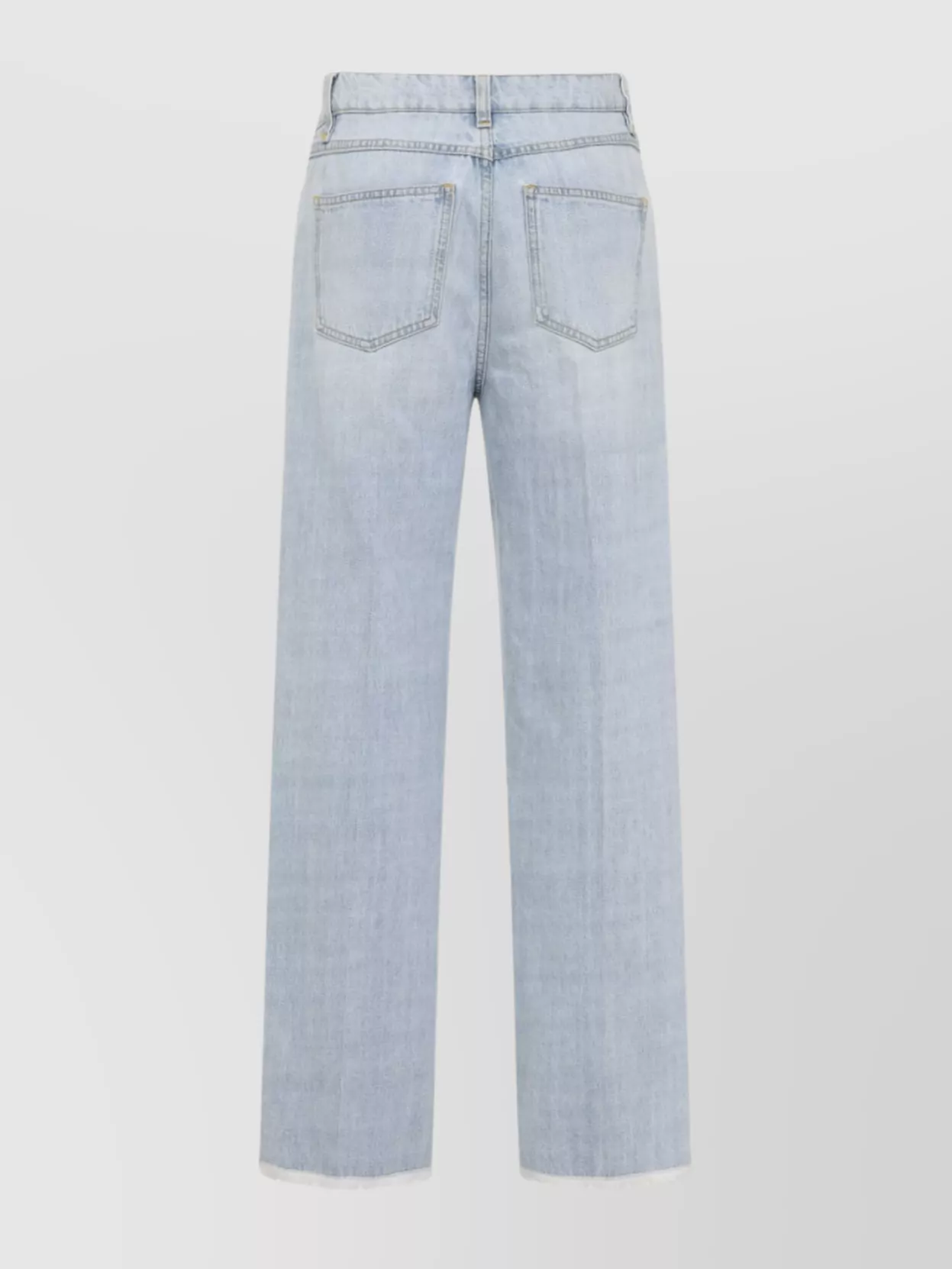 Giambattista Valli Straight Leg Trousers Featuring Five Pockets In Blue