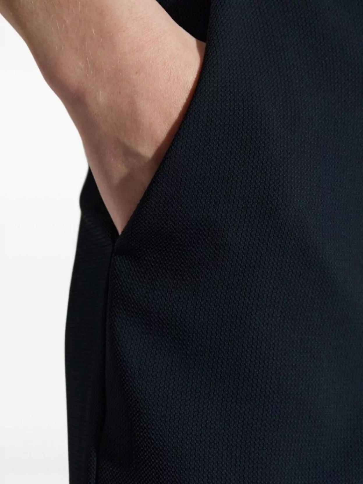 Emporio Armani High-Waisted Trousers With Wide-Leg Design