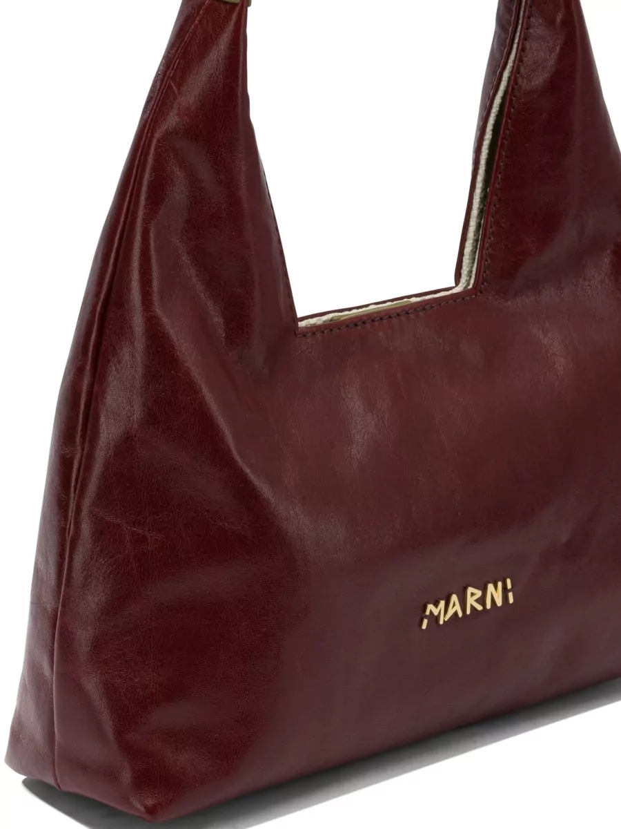Marni Na Calf Leather Shoulder Bag
