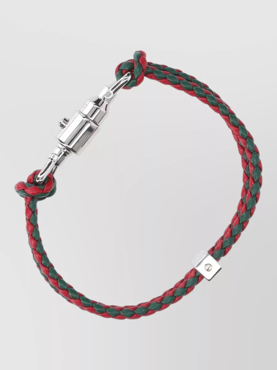 Gucci Leather Braided Bracelet