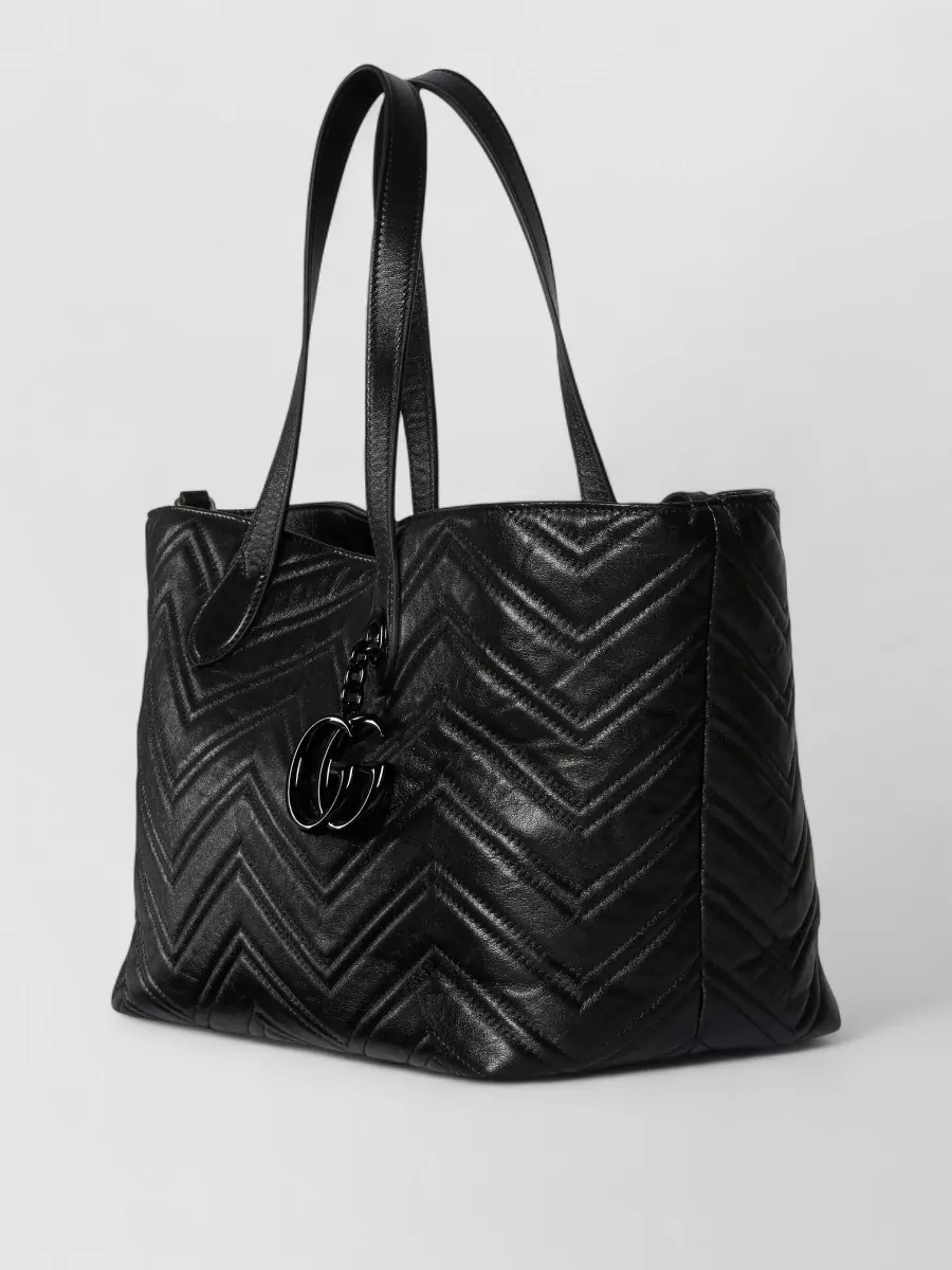 Gucci Gg Marmont Leather Tote Bag
