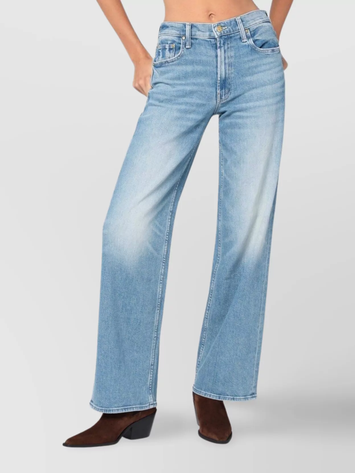 Mother The doozy wide leg jeans | The Fashion Square