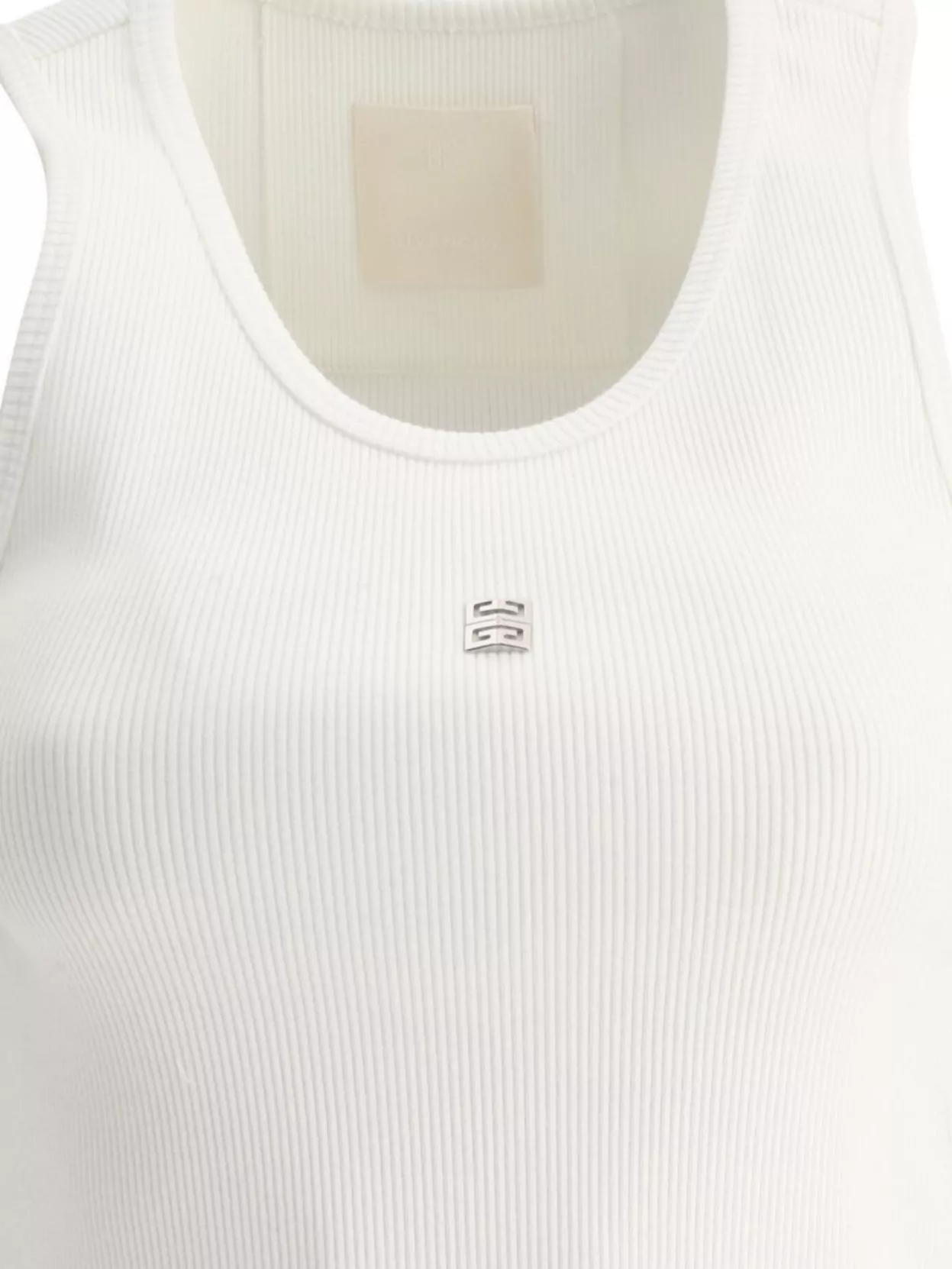 Givenchy Ribbed Texture Sleeveless Top