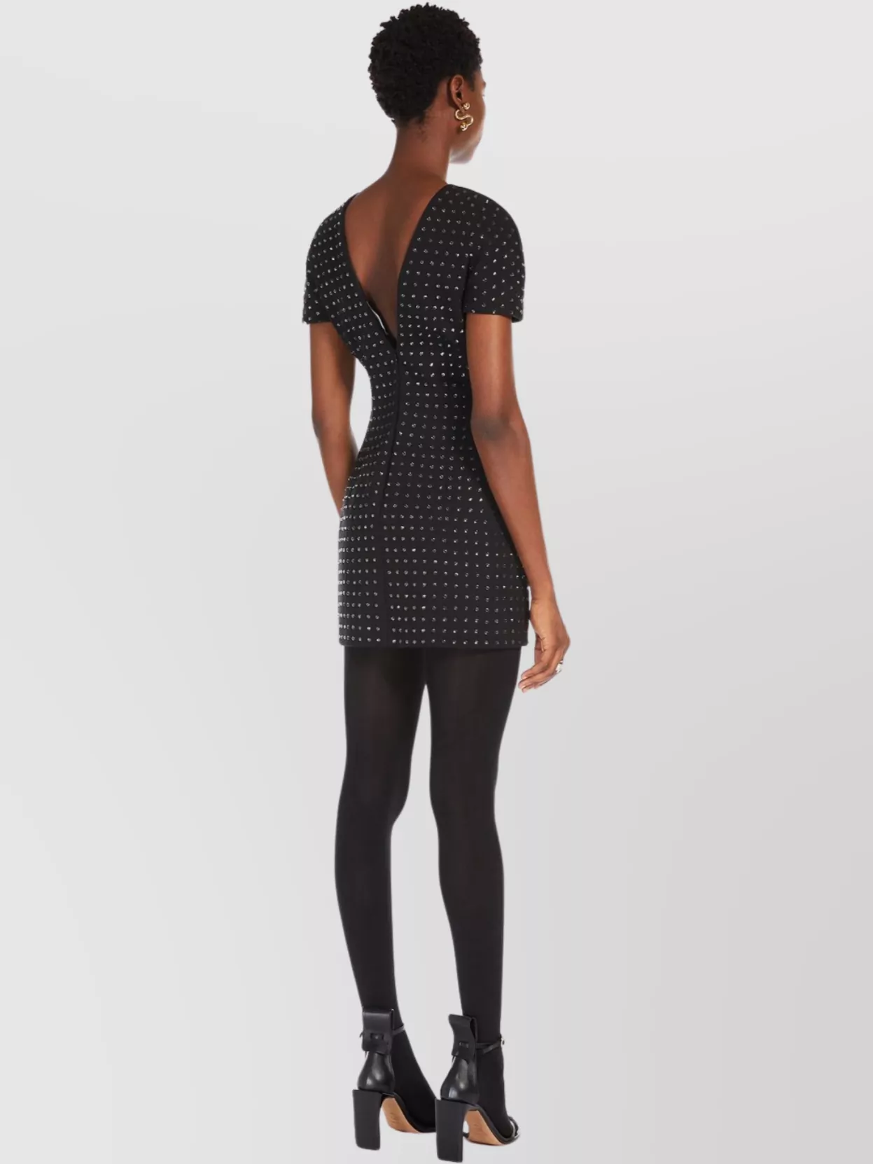 Sportmax Rhinestone Crewneck Dress - Klepsydra Capsule