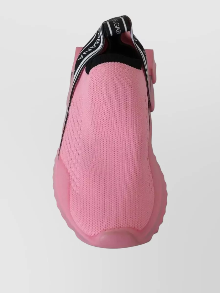 Dolce&Gabbana Knitted Slip-On Low-Top Sneakers