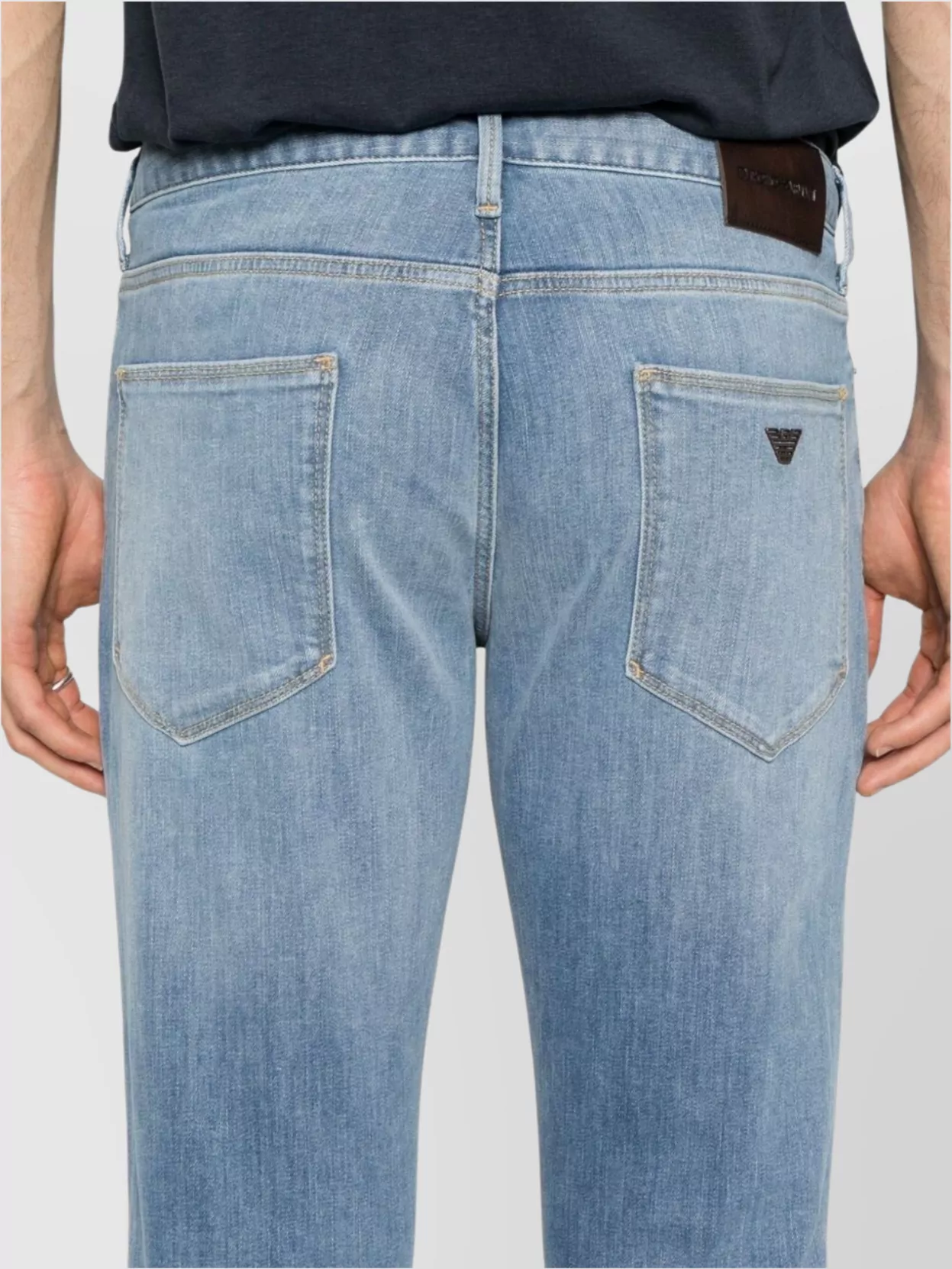 Emporio Armani Denim Cotton Jeans Belt Loops