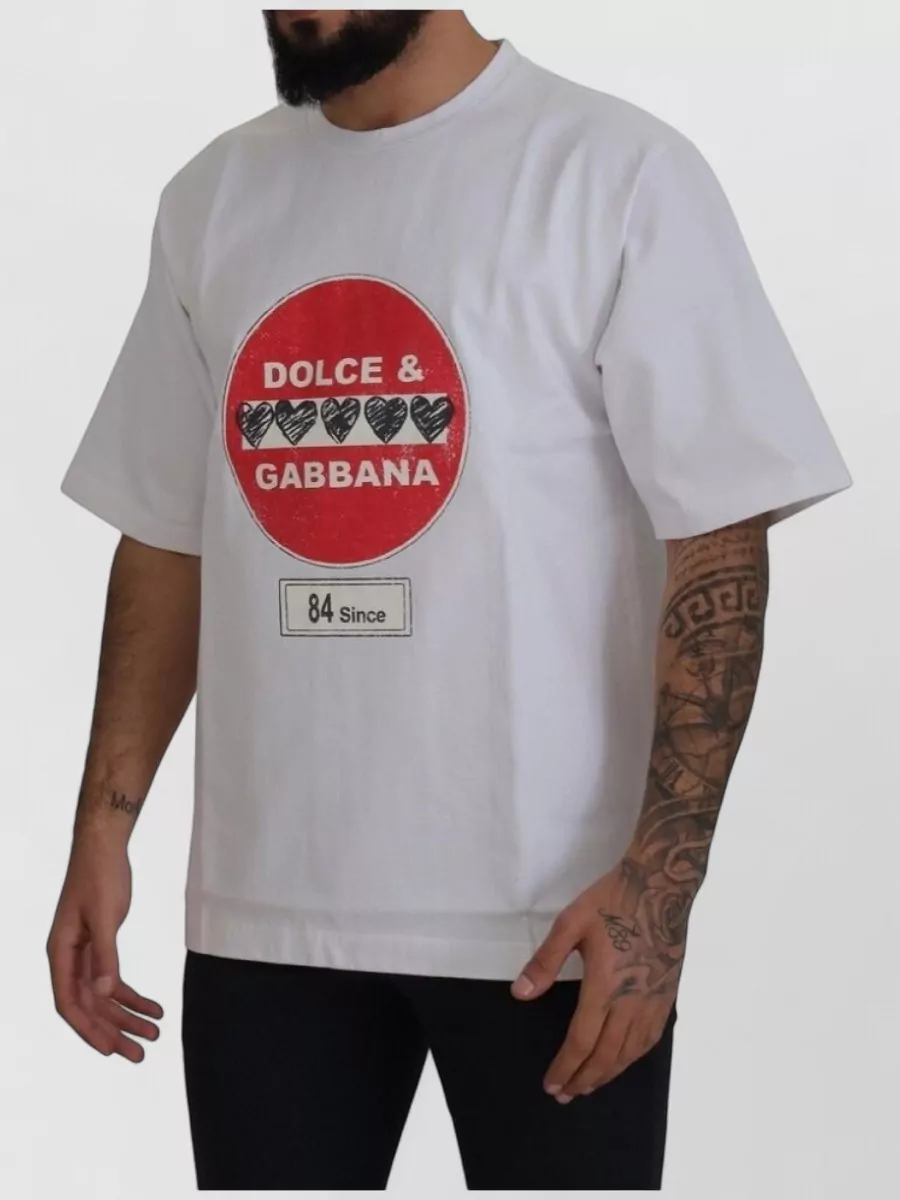 Dolce&Gabbana Cotton Crewneck Short-Sleeve T-Shirt