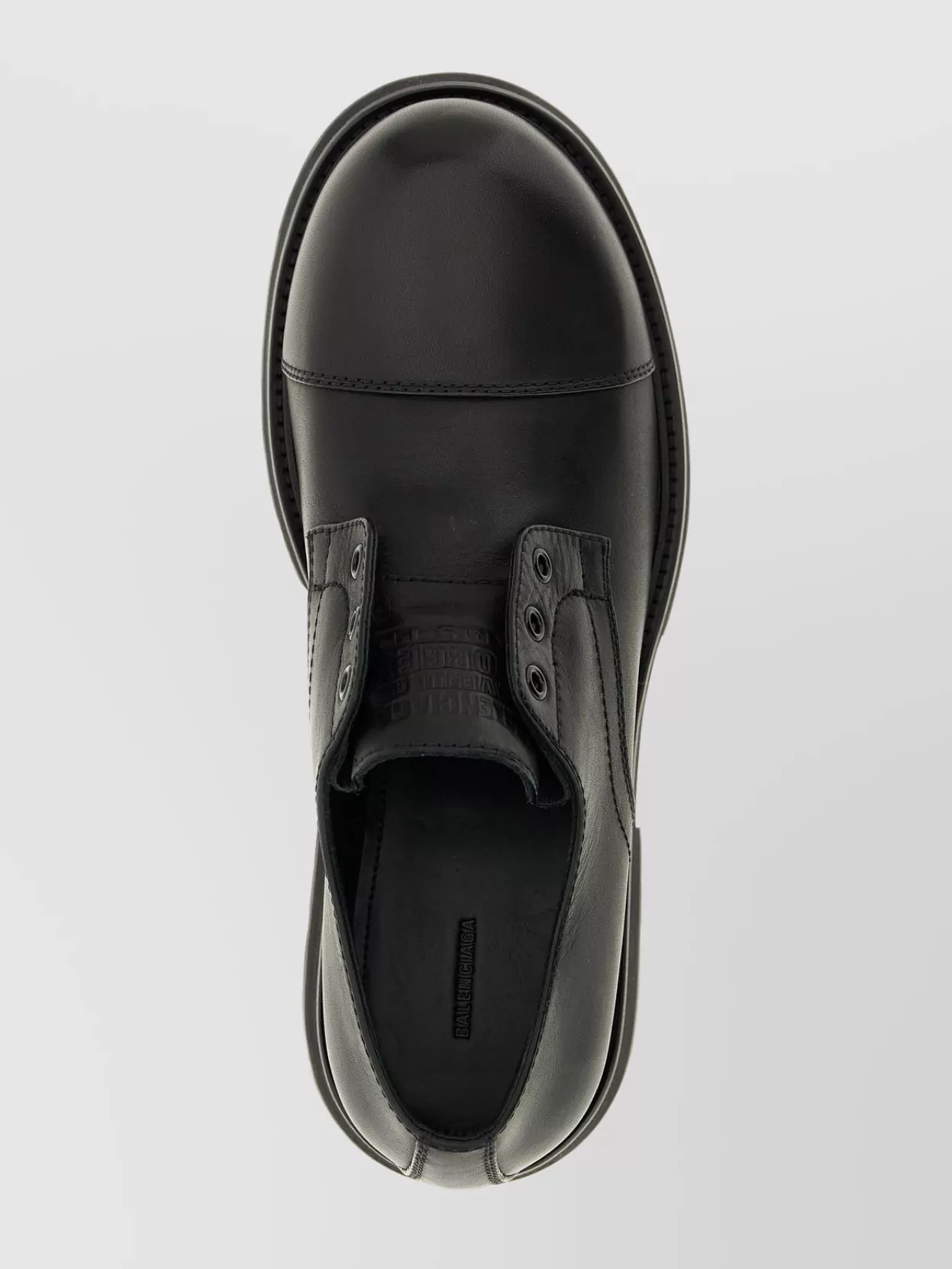 Balenciaga Chunky Sole Round Toe Loafers