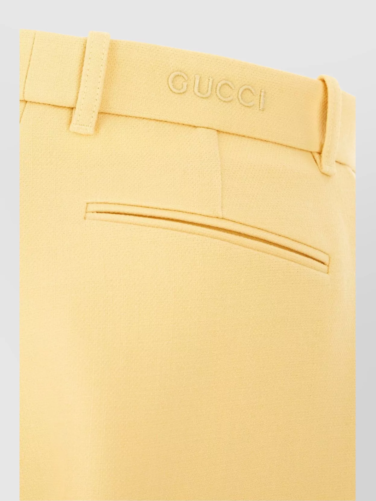 Gucci Trousers Wool Back Pockets