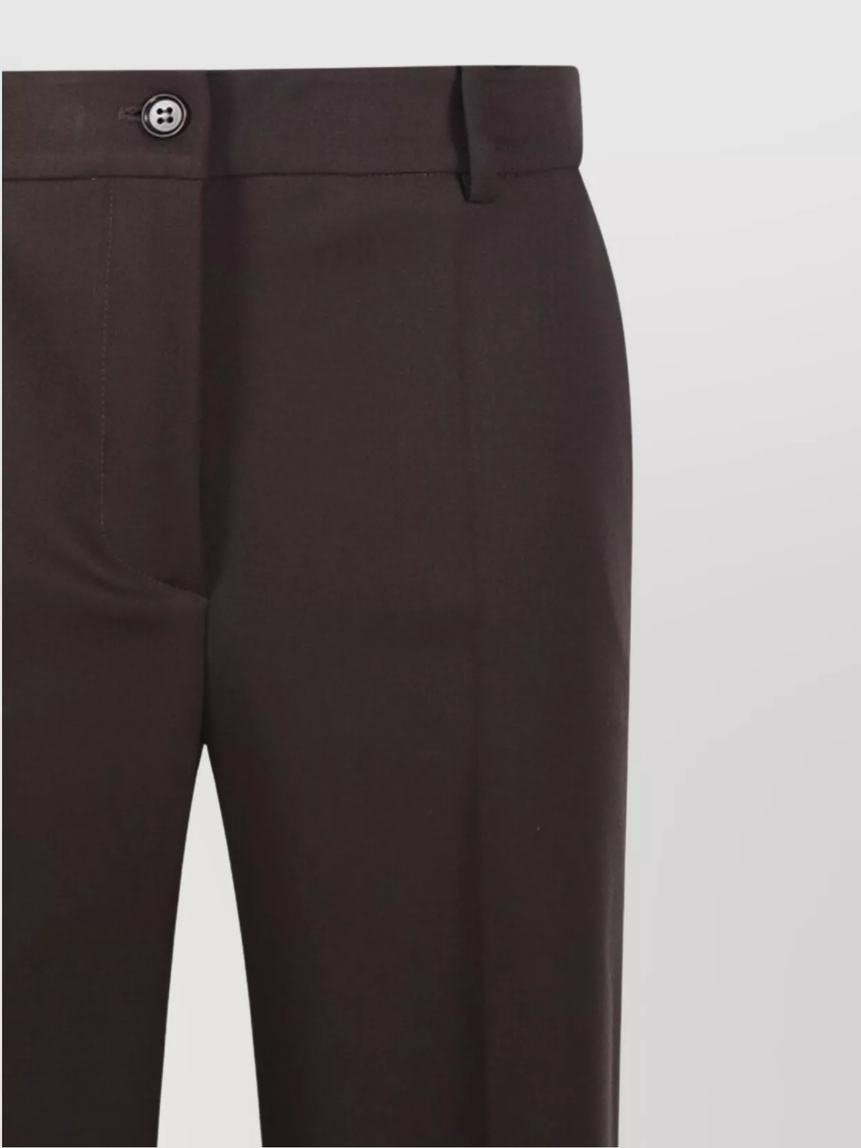 P.a.r.o.s.h Trousers With Belt Loops And Pockets In Black