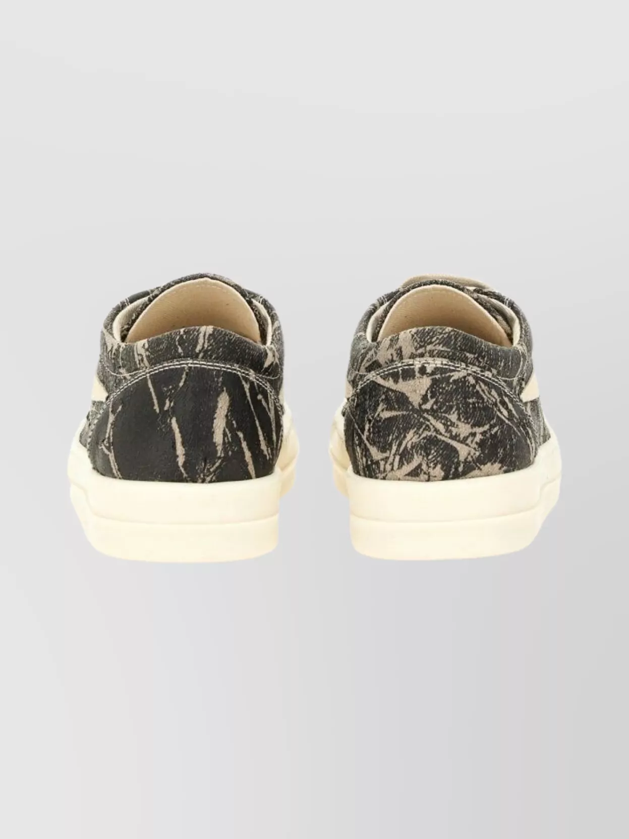 Rick Owens Drkshdw Canvas Low-Top Sneakers Rubber Sole