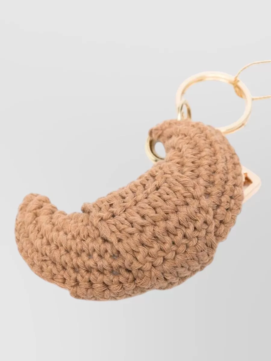 La Milanesa Crocheted Charm Keyring
