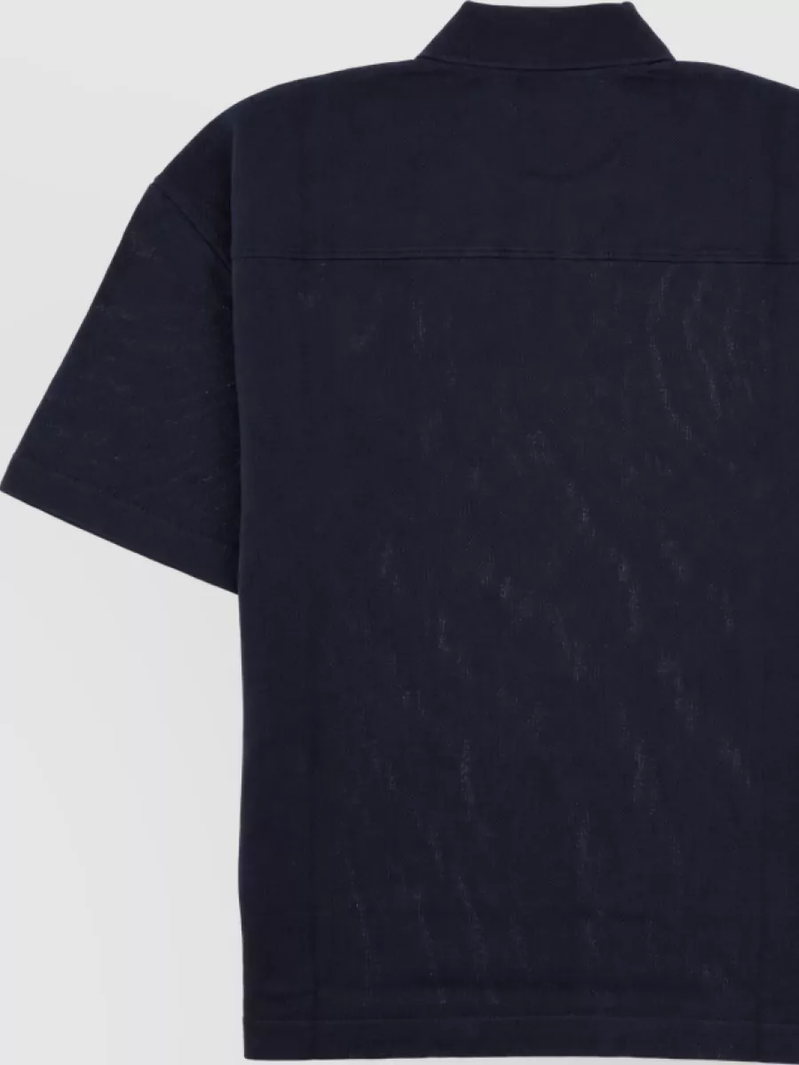 Saint Laurent Cotton Piqué Polo Shirt