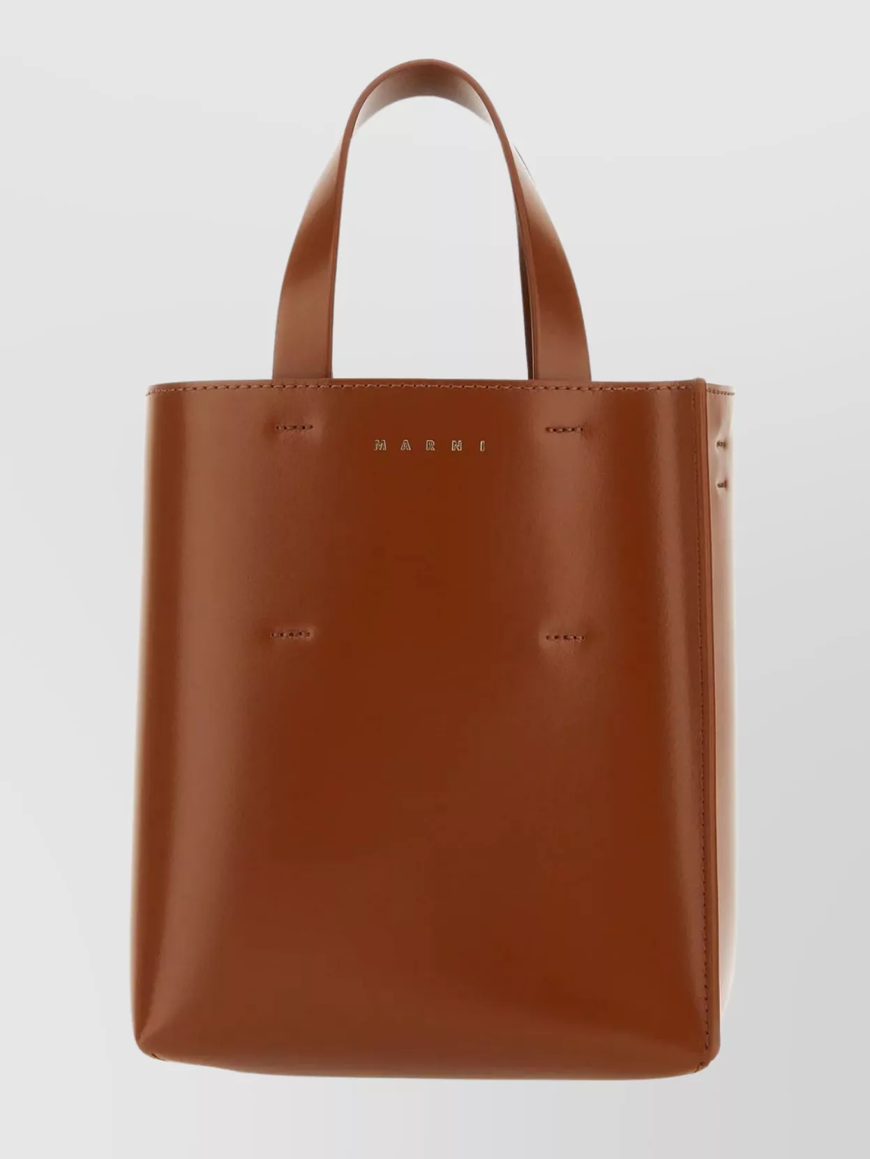 Shop Marni Compact Leather Museo Bag