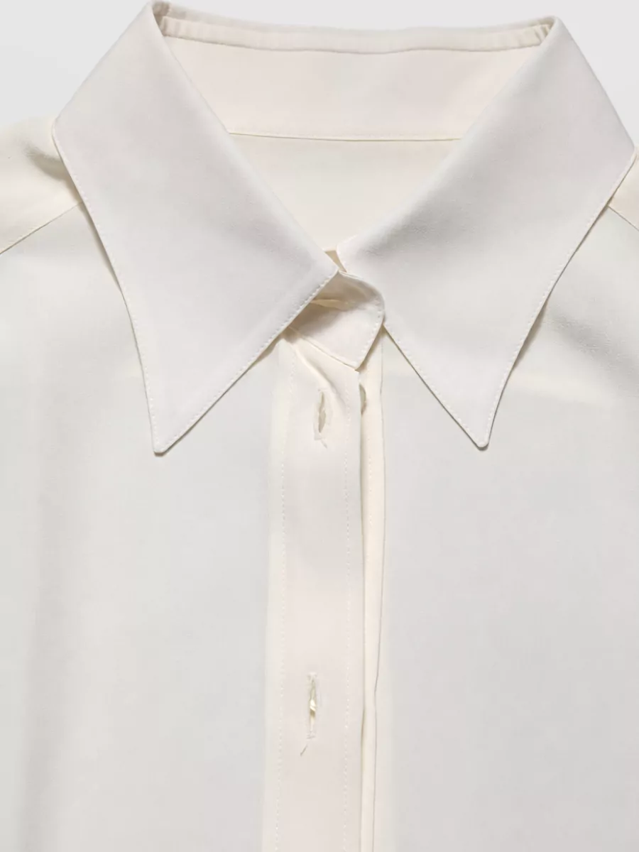 Dolce&Gabbana Silk Long-Sleeve Blouse