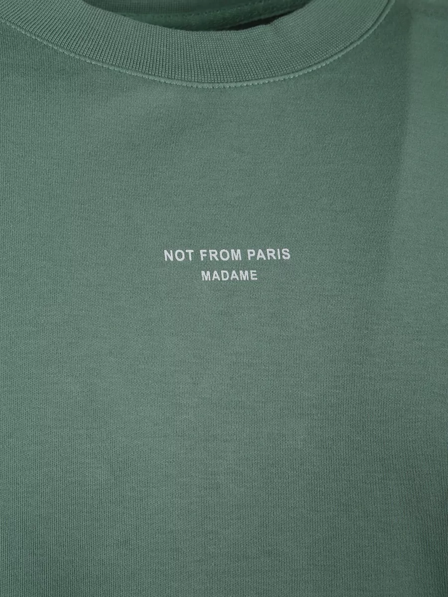 Drôle De Monsieur Logo Printed Crew Neck T-Shirt