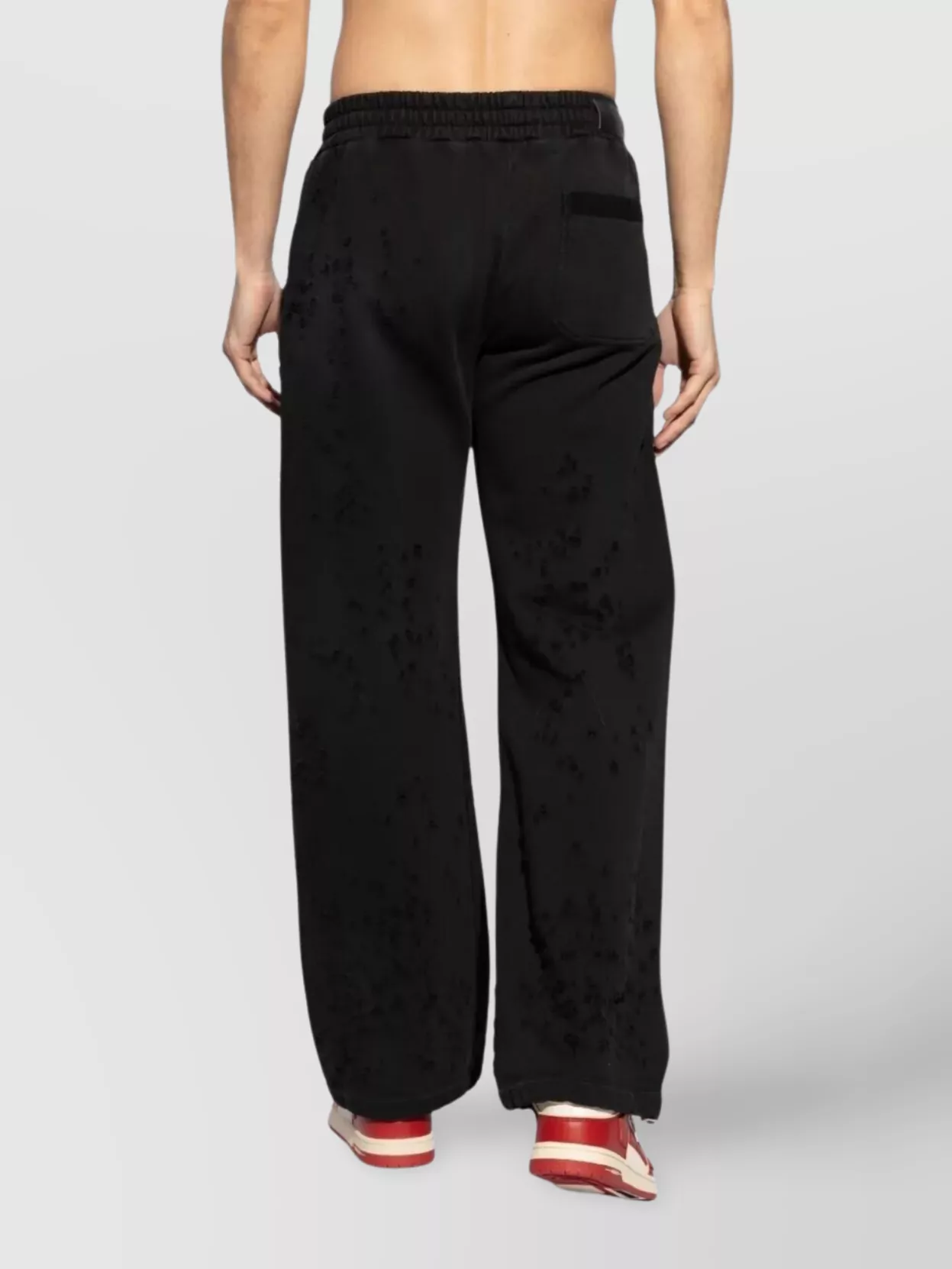 Amiri Embroidered Straight Sweatpant Pockets