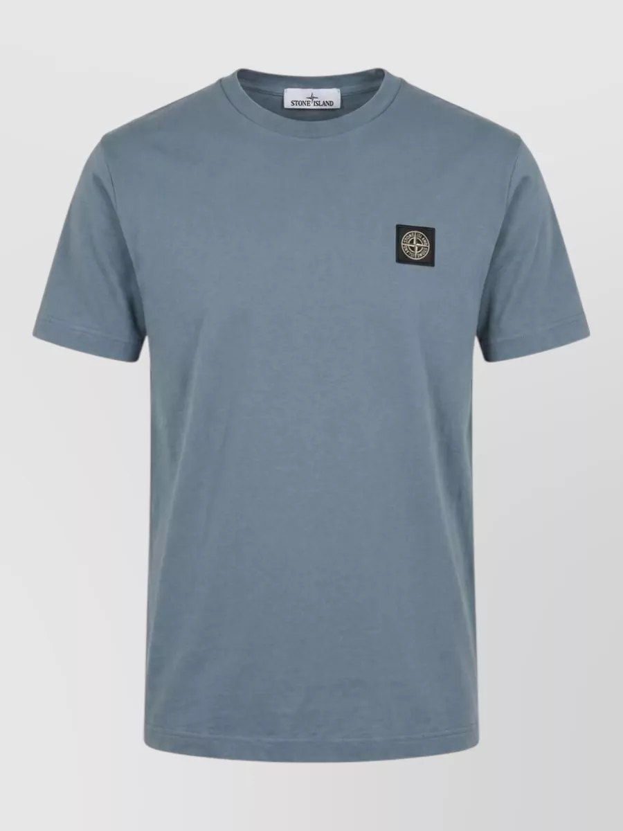 Stone Island Cotton Logo-Patch Short-Sleeve T-Shirt