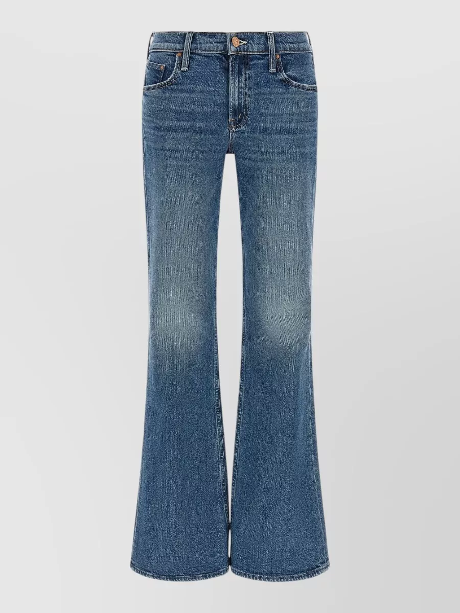 Mother denim low-rise bootcut jeans