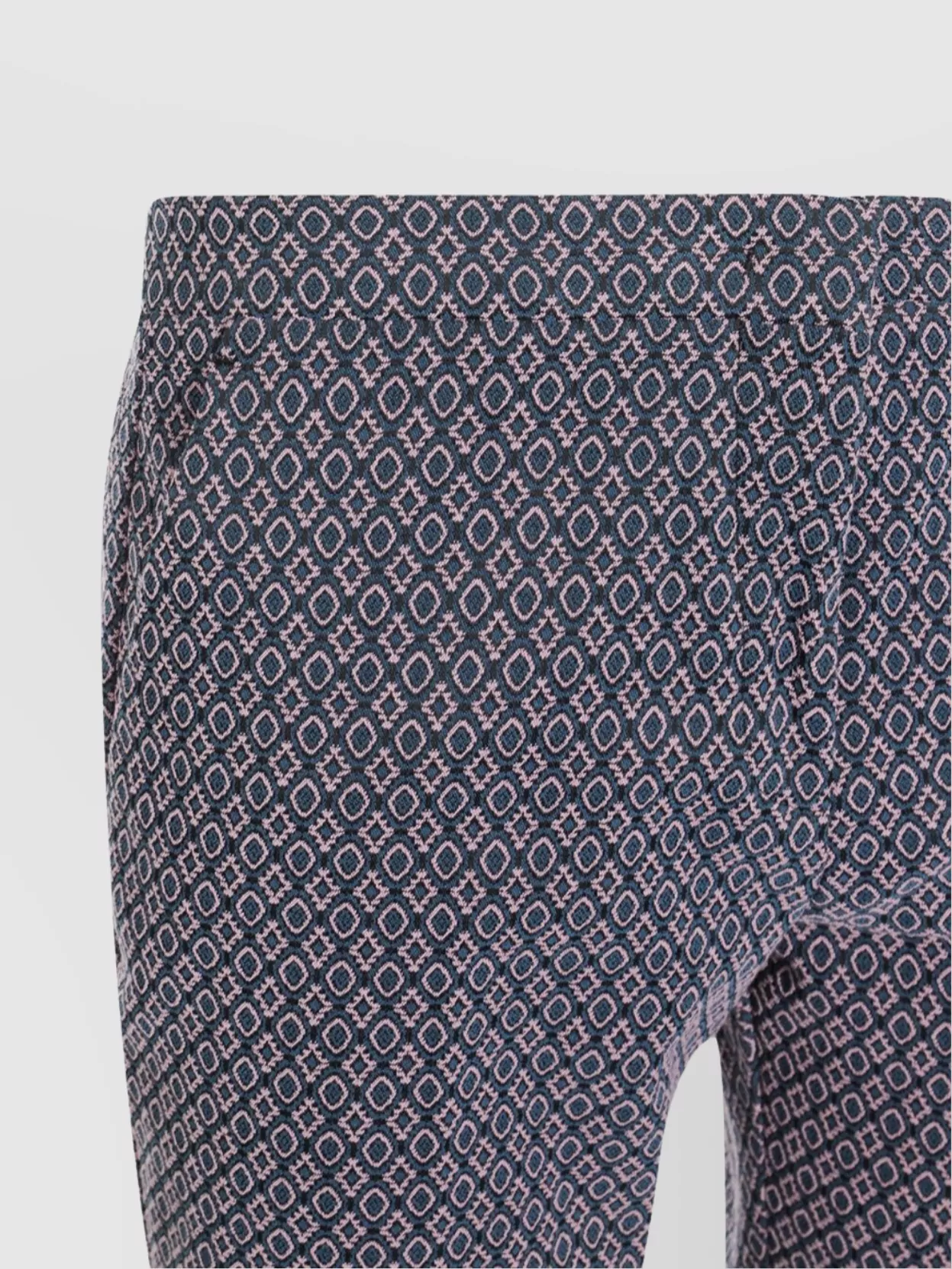 Etro Trousers In Casual Geometric Pattern