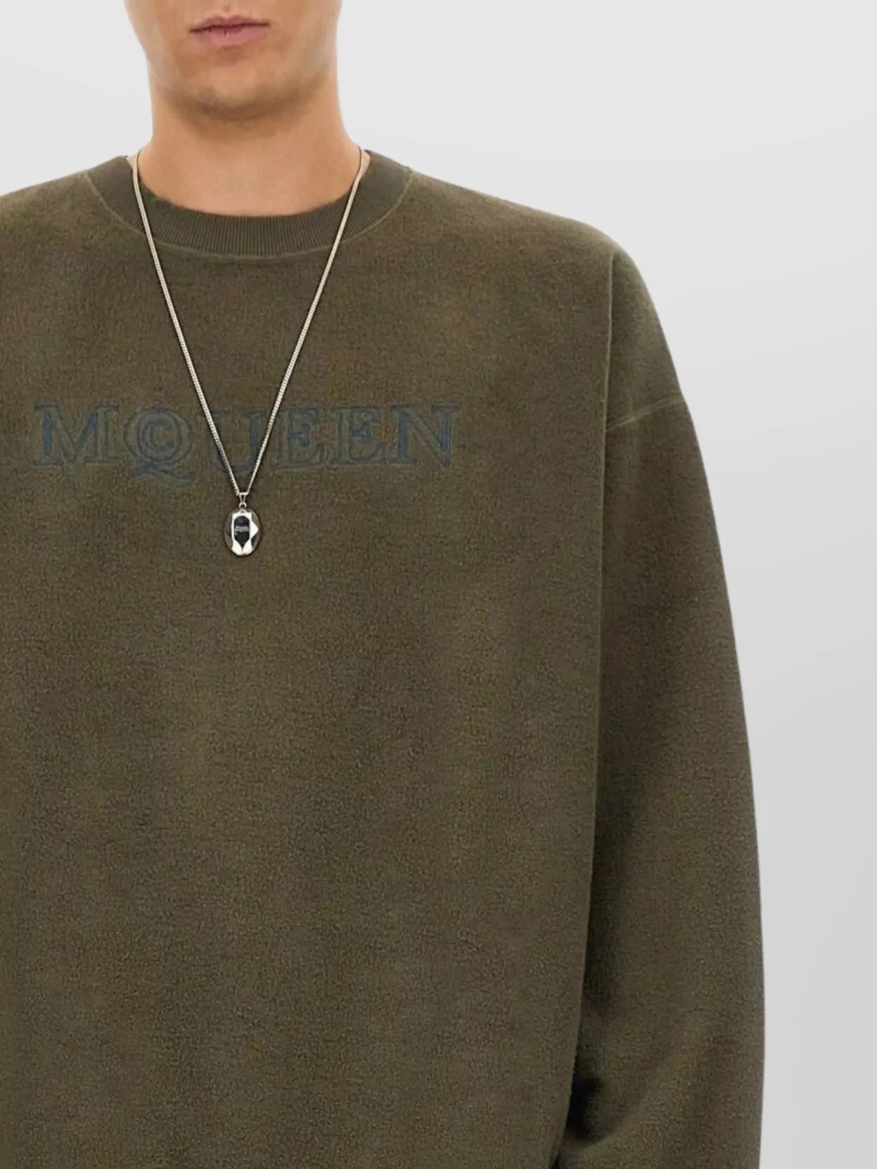 Alexander Mcqueen Logo Crew Neck Sweater