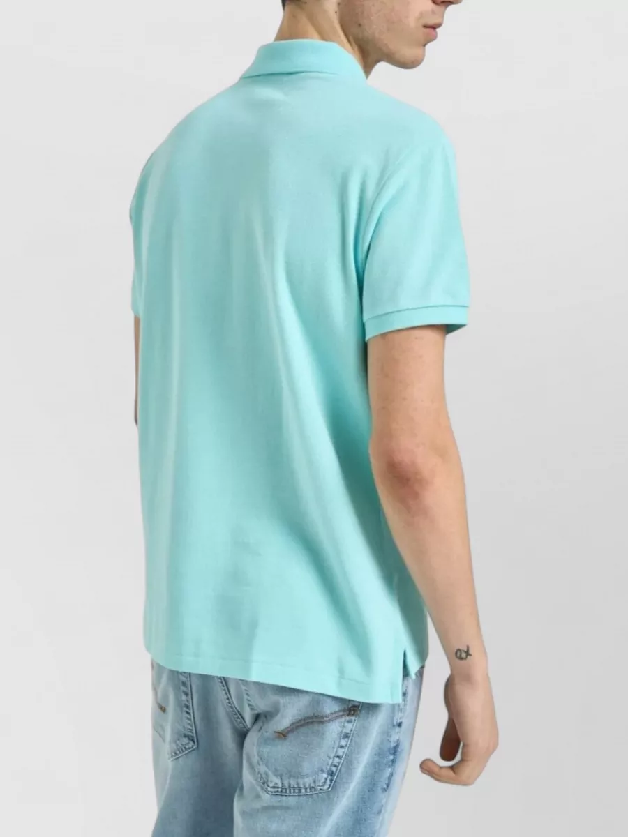 Polo Ralph Lauren Short Sleeve Knit Polo Shirt Logo