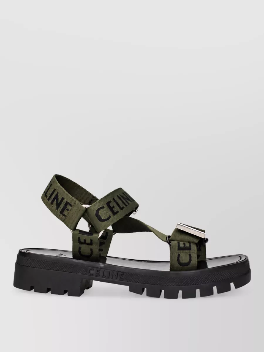 Celine Fabric Slides