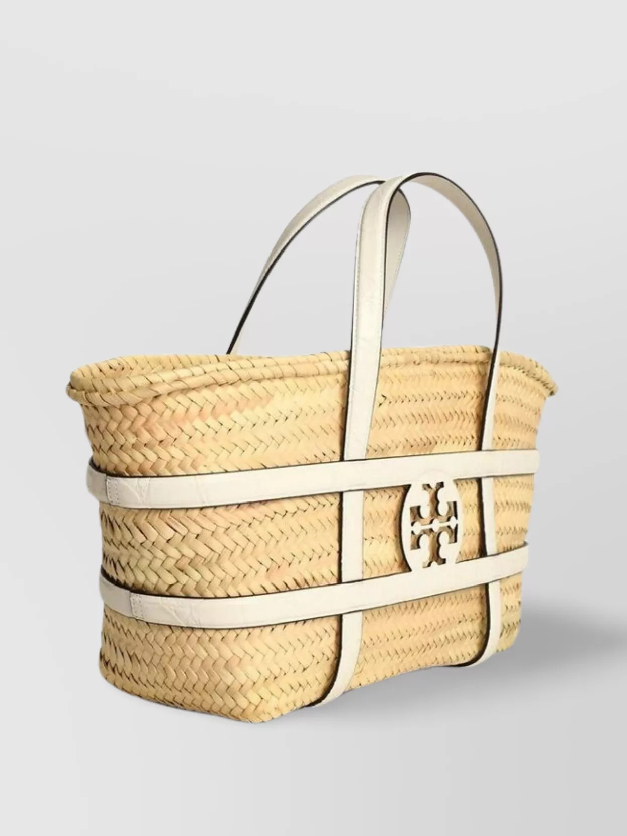 Tory Burch 'Ella' Straw Tote Bag