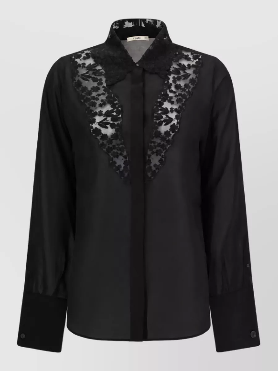 Fendi Silk Slim-Fit Shirt