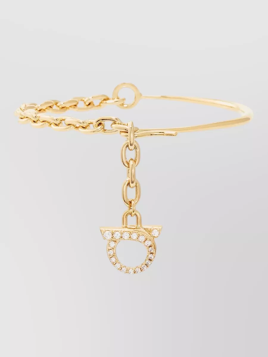 Ferragamo Crystal-Embellished Bracelet