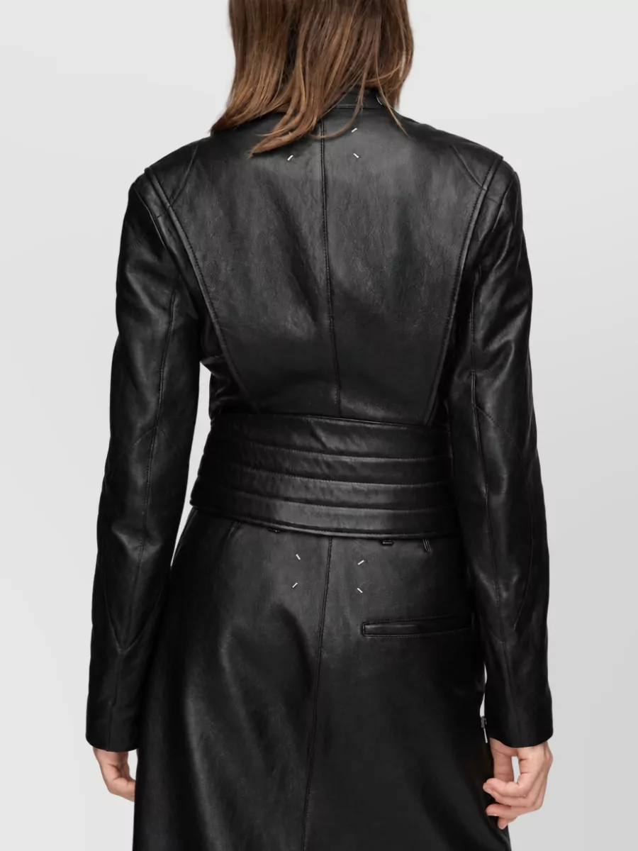 Maison Margiela Lamb Leather Sports Jacket