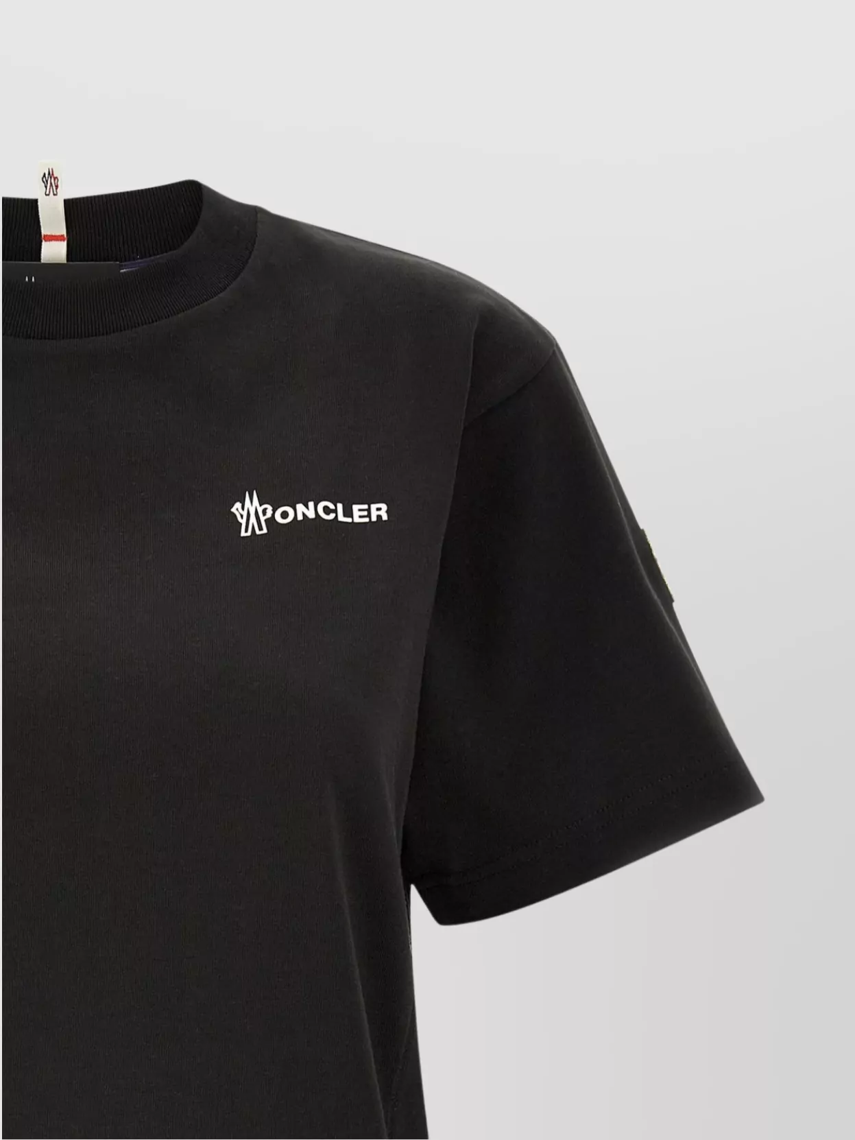 Moncler Grenoble Embossed Logo Cotton Jersey T-shirt