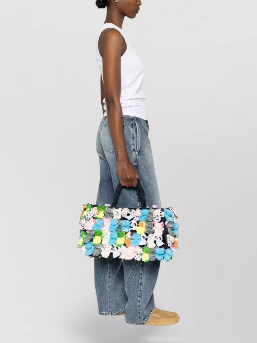 La Milanesa Stuffed Top Handle Tote Bag