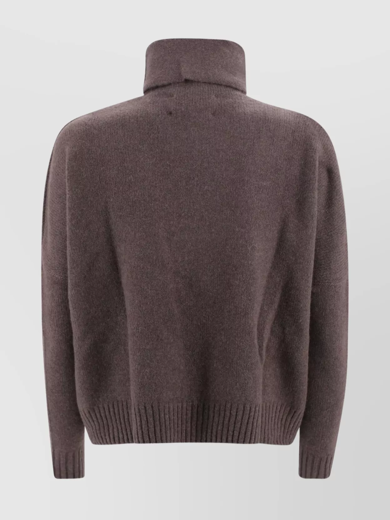 Kujten Soft High Neck Ribbed Sweater