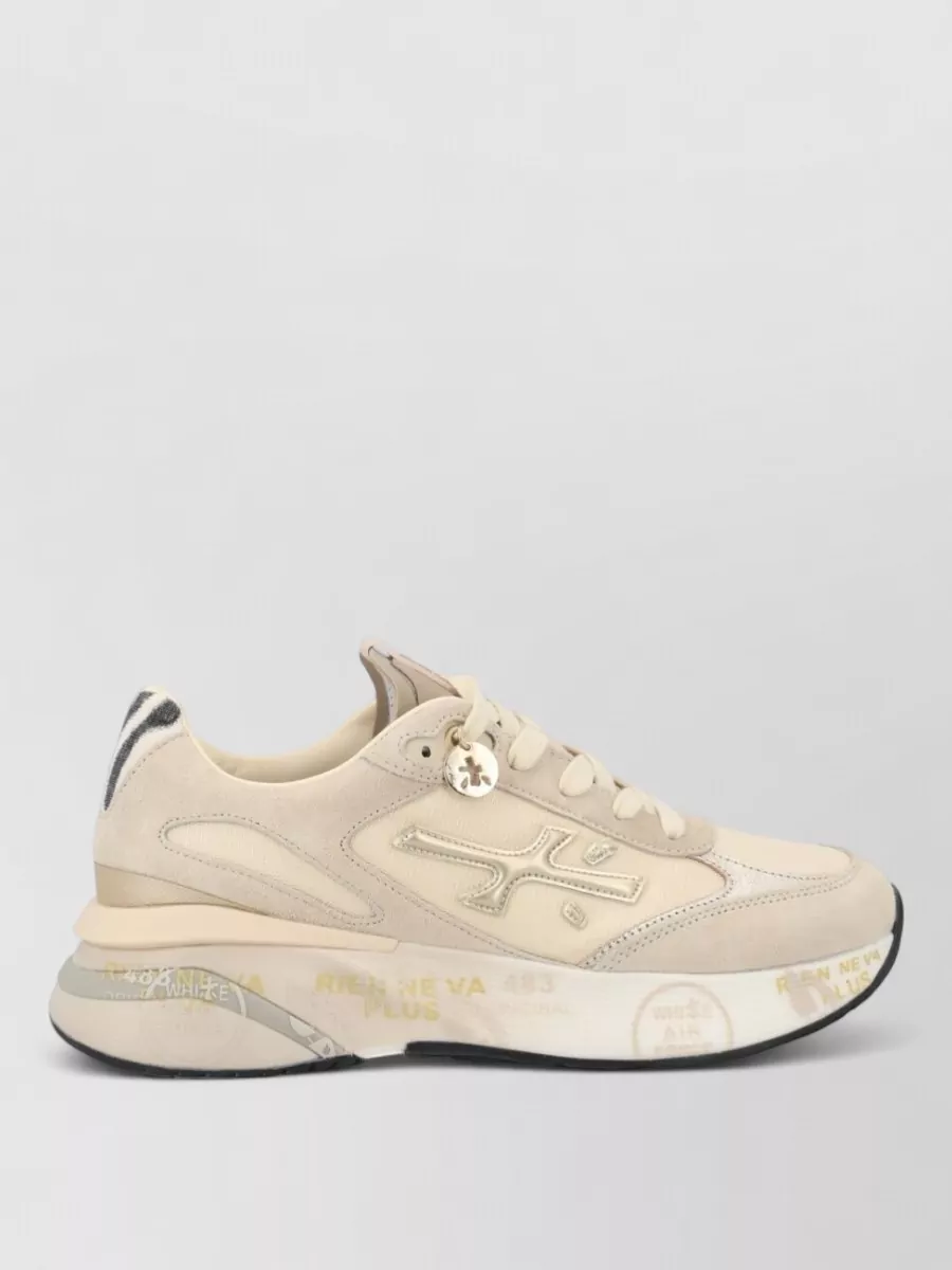 Premiata Leather Low-Top Sneakers
