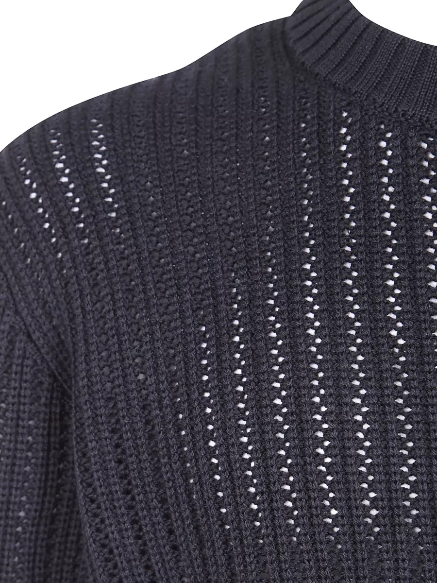 Filippo De Laurentis Virgin Wool Crew Neck Jumper