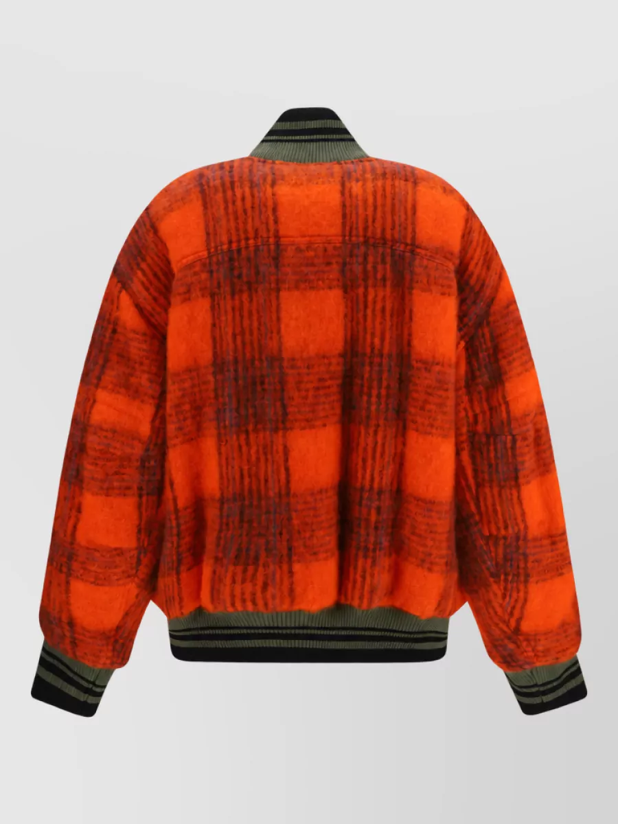 Dries Van Noten Mohair Oversized Bomber Jacket