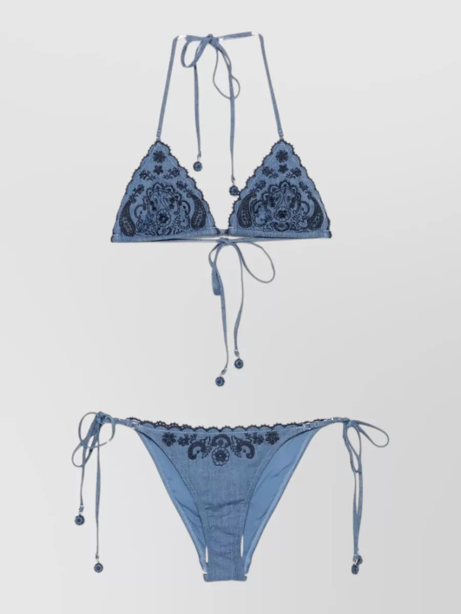 Zimmermann Denim low-rise briefs