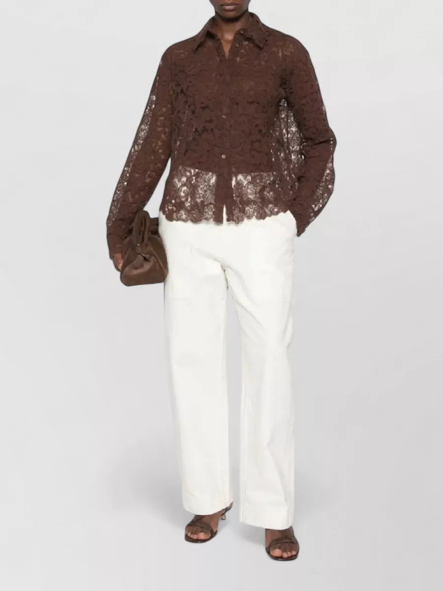 Ermanno Scervino Long-Sleeve Blouse